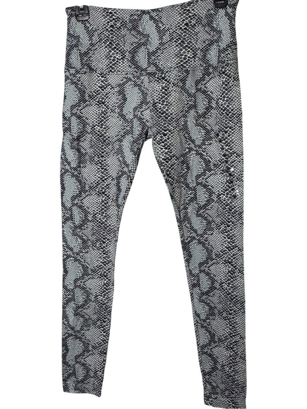 Moral Fiber  Buttersoft Snake Print Leggings in Black and Gray Size M